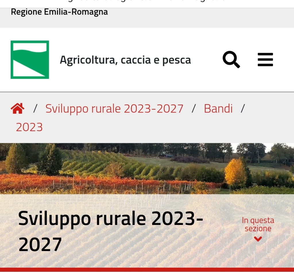 Sviluppo rurale 2023-2027